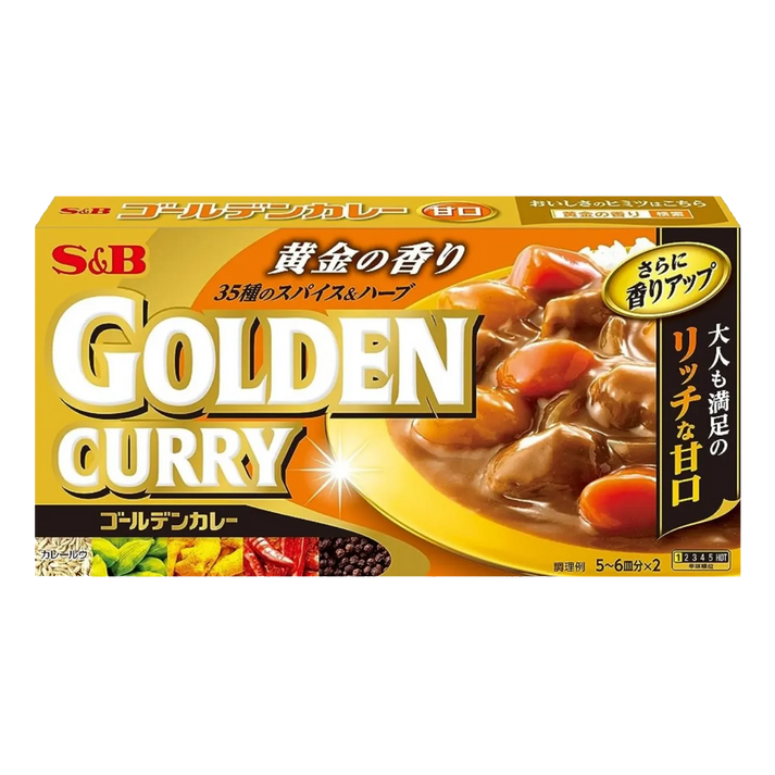 S&B Golden Curry Sweet 198G