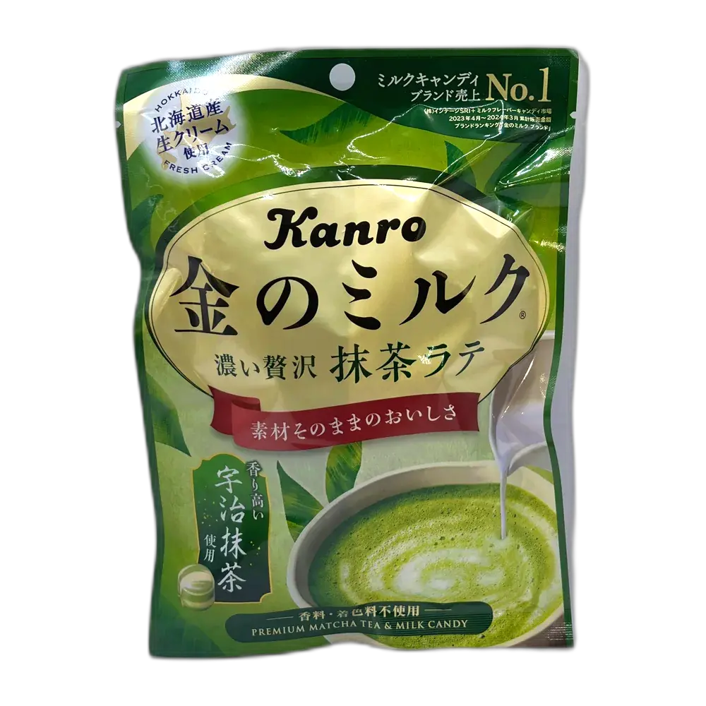 KANRO Golden Milk Candy Matcha Latte 61G
