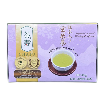 CHAJU Japanese Green Tea Bag Matcha Genmaicha 40g
