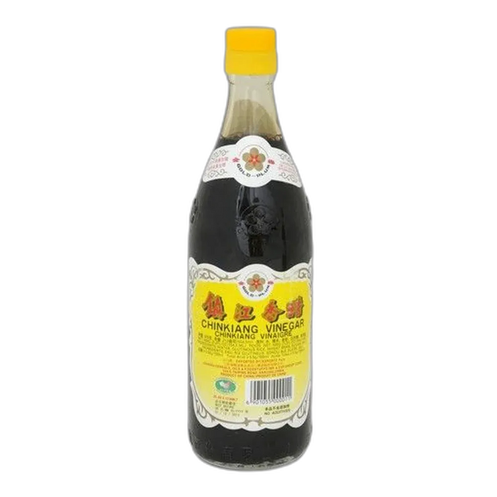 GOLD PLUM Chinkiang Essig 550ML – Schwarzer Reisessig aus China