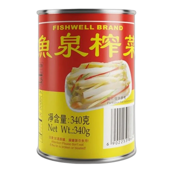 FISH WELL Tsa Tsai – Eingelegter Senfstängel 340g | Würzig & Scharf