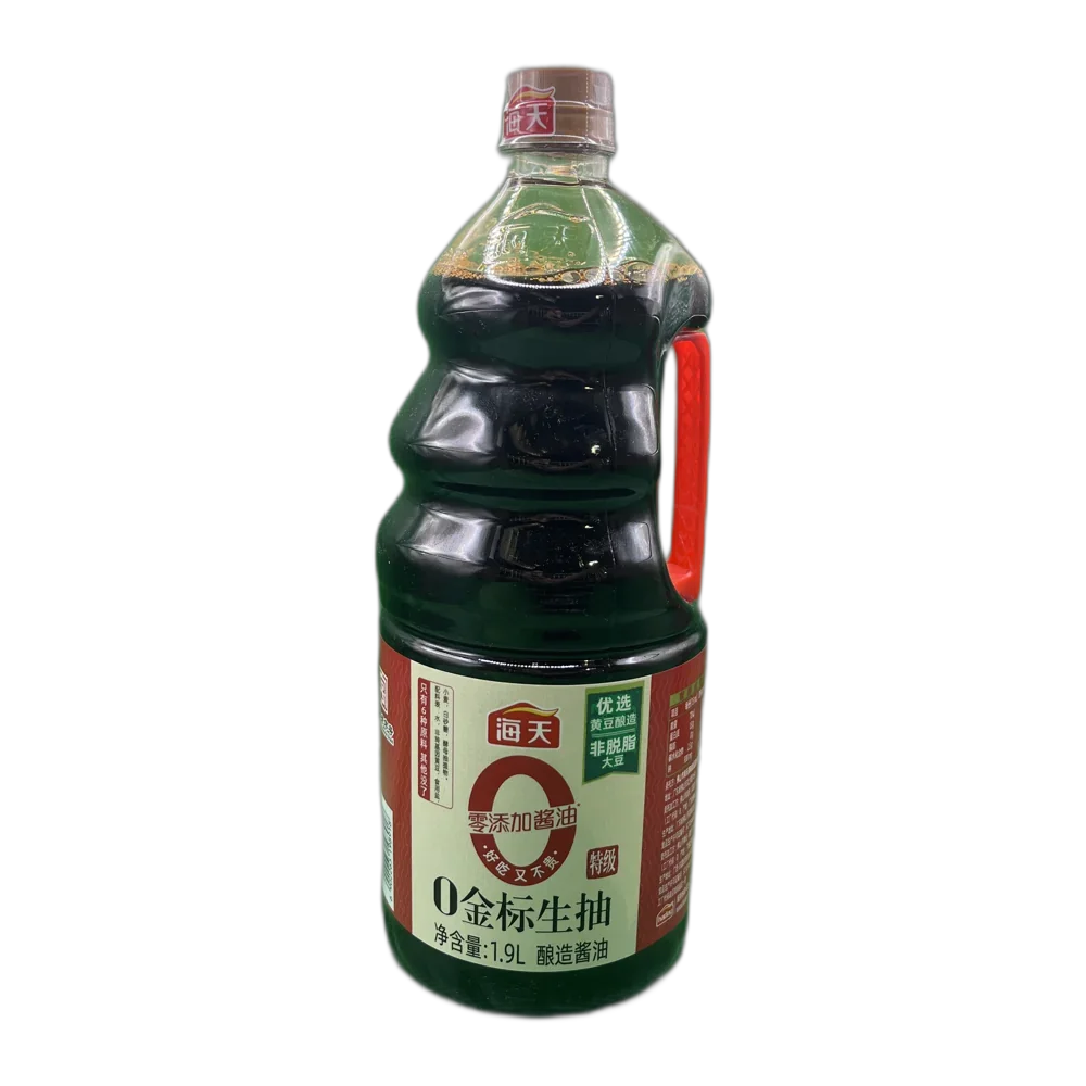HT GOLDEN LABEL Light Soy Sauce 0 additives 1,9L