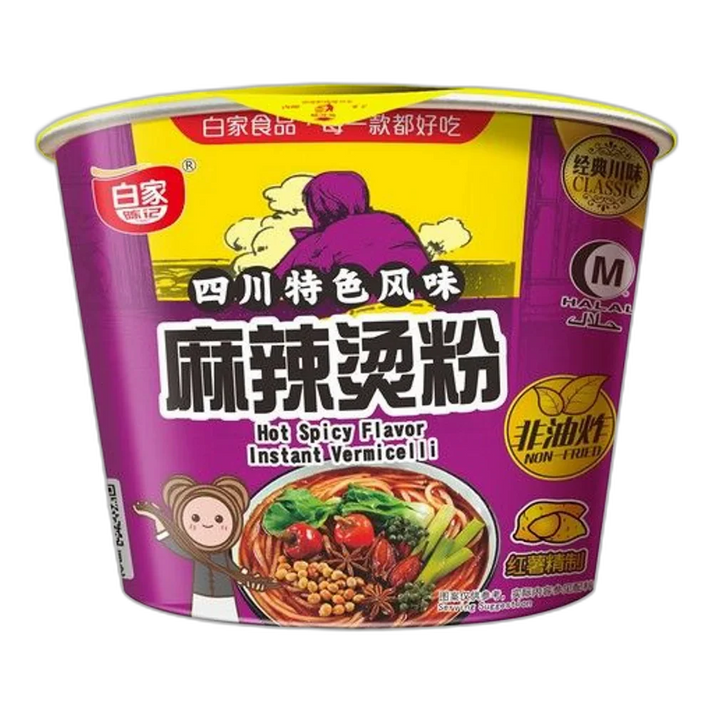 BAIJIA Instant Vermicelli Spicy Hot Cup 105G