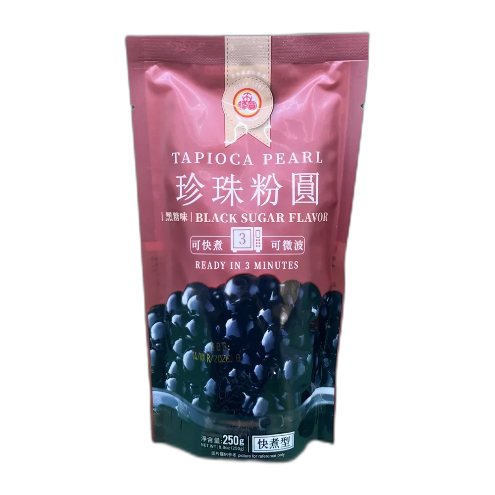 CN WFY Tapioca Pearl Topping Black Sugar 250G