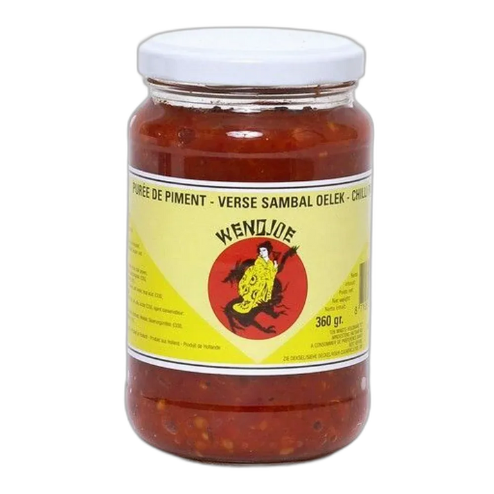 WENDJOE Sambal Oelek 360G – Original indonesische Chilipaste