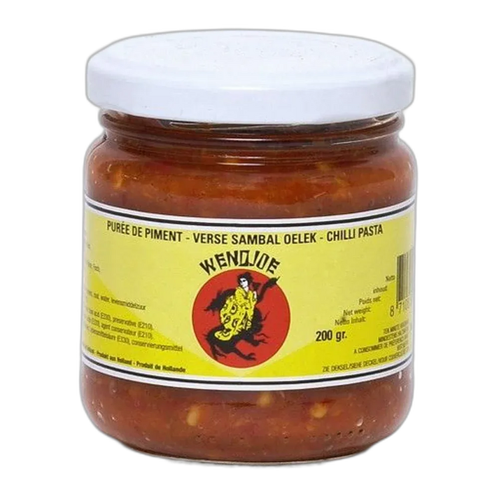 WENDJOE Sambal Oelek – Scharfe indonesische Chilipaste 200g