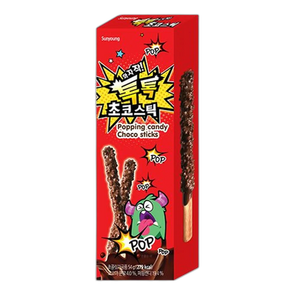 SUNYOUNG Big Popping Candy Choco Sticks 54G