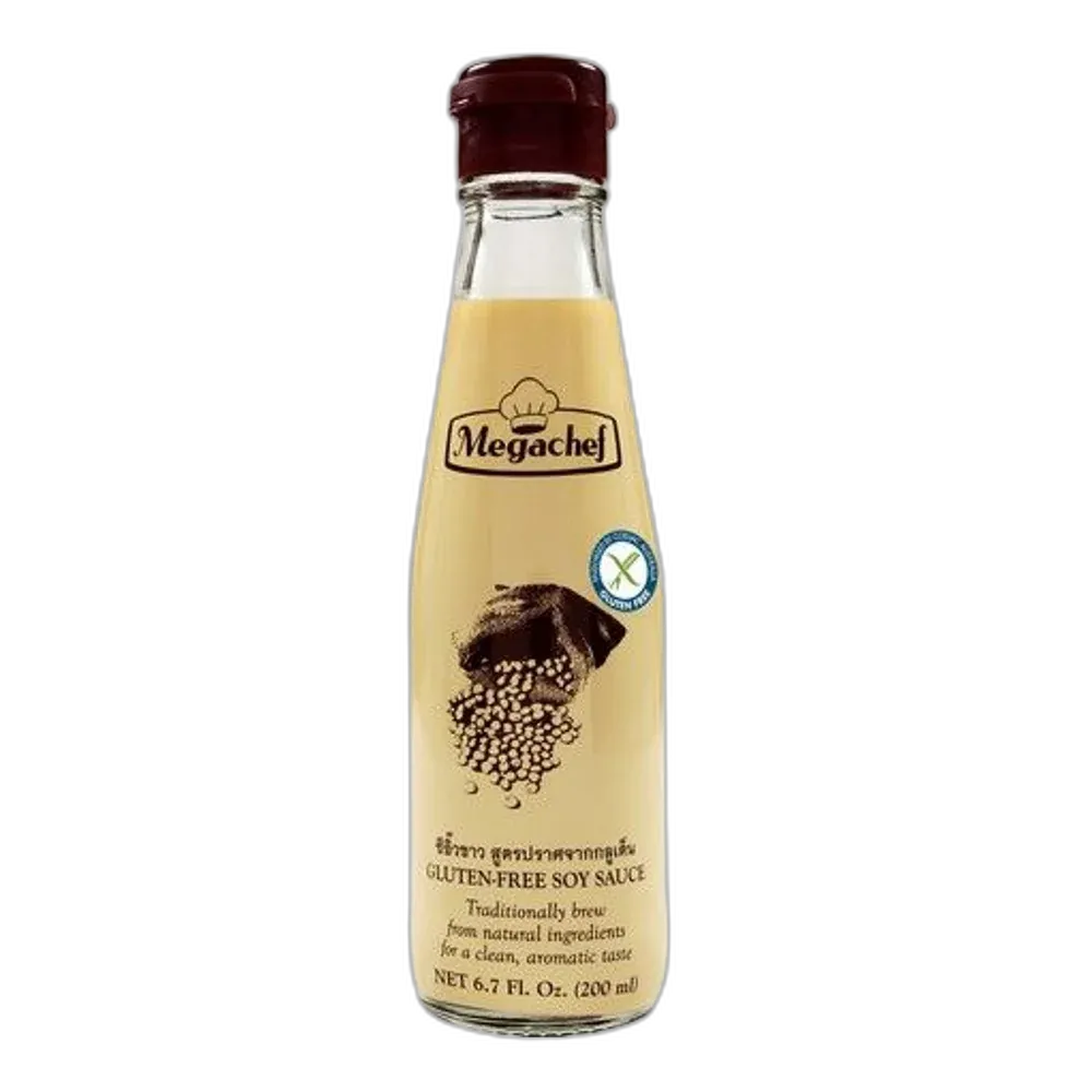 MEGACHEF Glutenfreie Sojasauce – 200 ml Premium Würzsauce aus Thailand