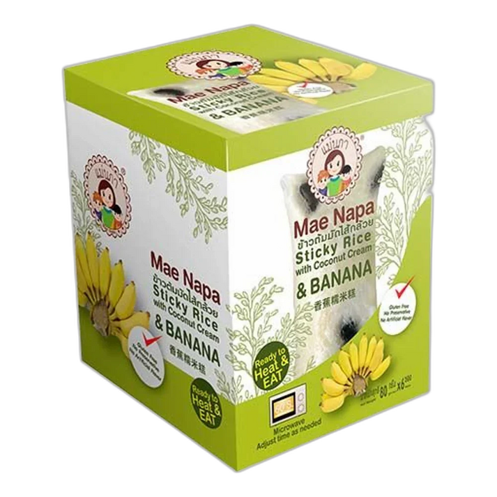 MAE NAPA Steamed Sticky Rice Cake Coco&Banana 80G