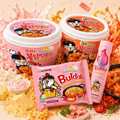 SAMYANG Buldak Seoul Street Food Box Tteokbokki Ramen & Sauce