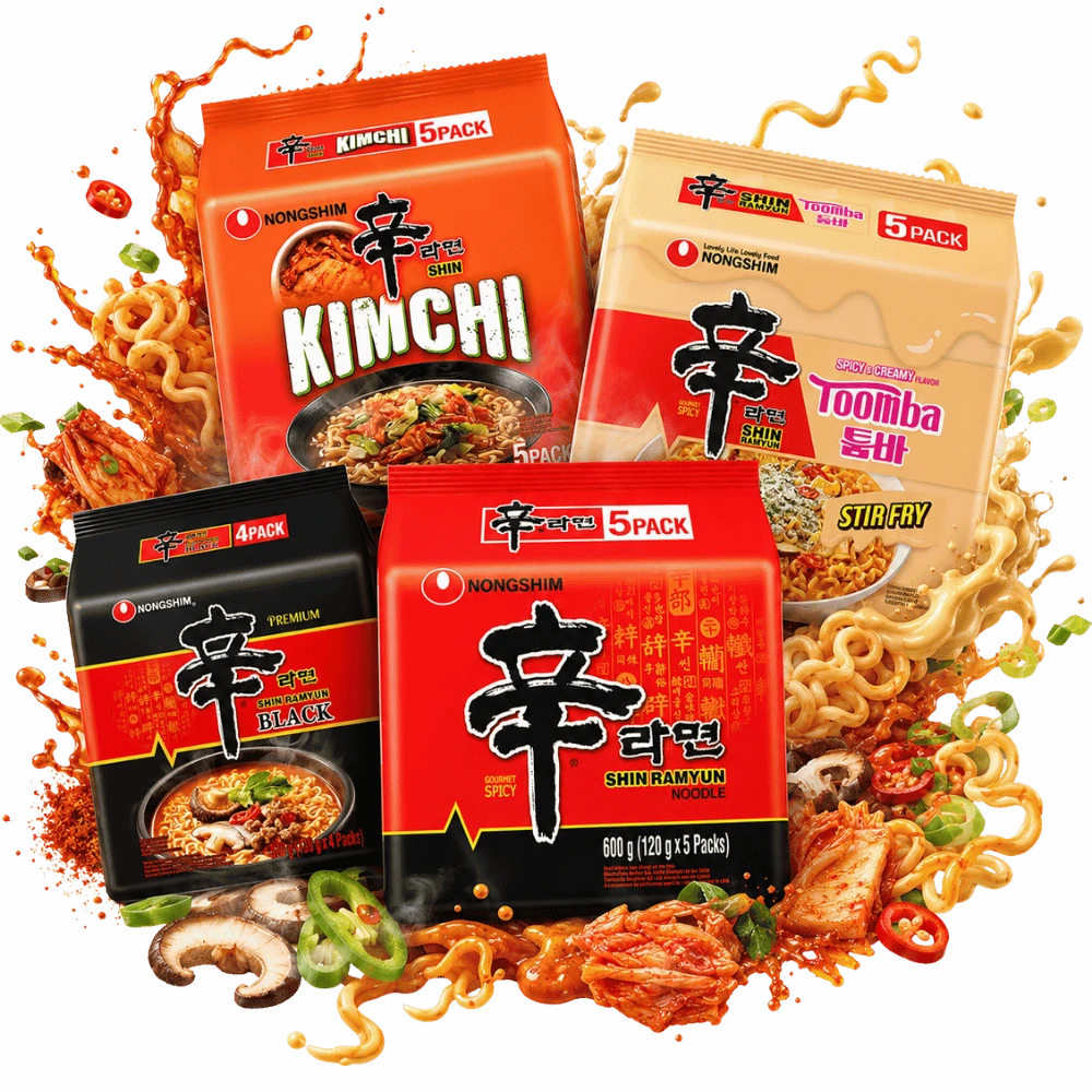 NONGSHIM Shin Ramyun Multipack 19x Korean Spicy Ramen Mix